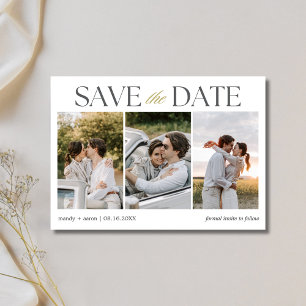 Reserva La Fecha Elegante Boda de foto desnuda
