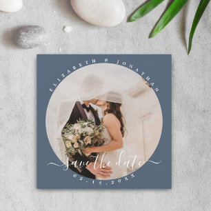 Reserva La Fecha Elegante Boda de fotografía de la pareja Minimalis