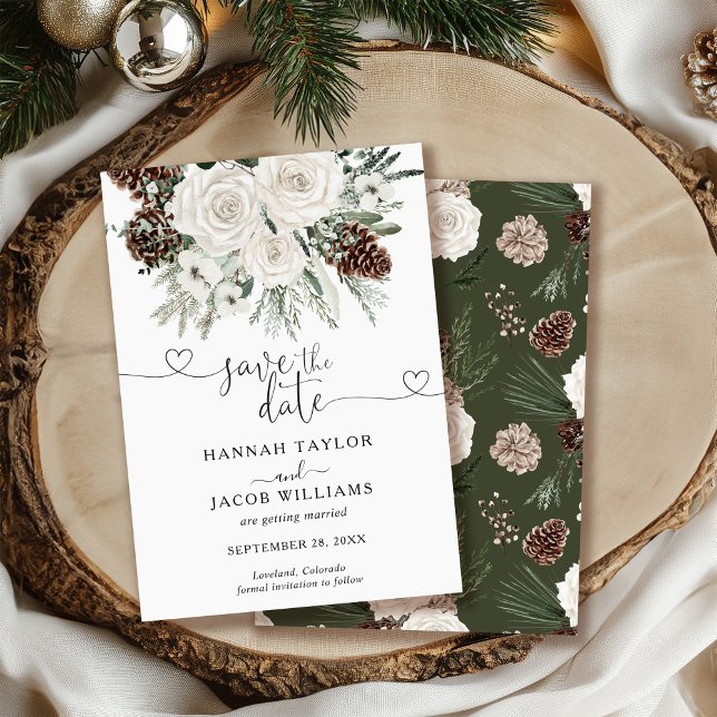 Reserva La Fecha Elegante Boda de Invierno (Subido por el creador)
