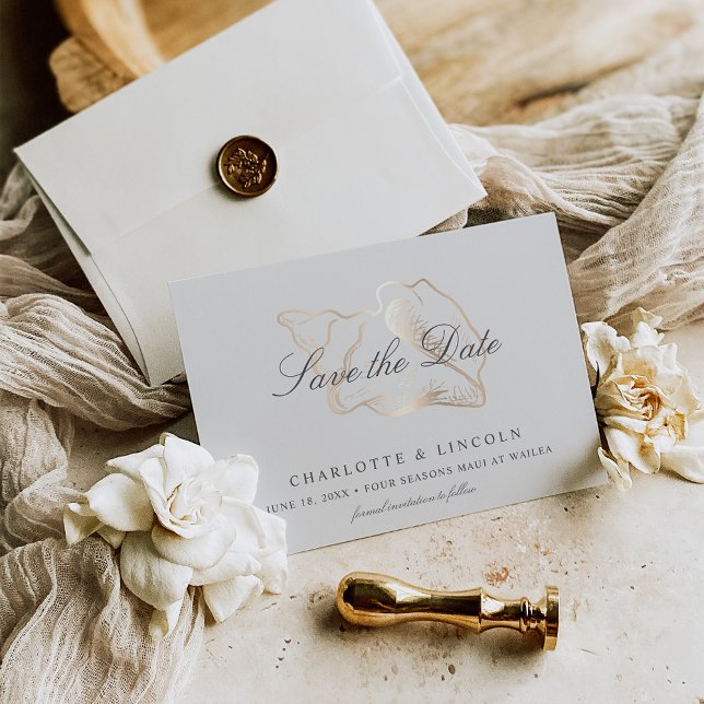 Reserva La Fecha Elegante Boda de la época dorada (Subido por el creador)