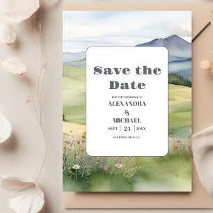 Reserva La Fecha Elegante Boda de Mountain Meadow