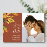Reserva La Fecha Elegante Boda del follaje otoñal amarillo dorado m<br><div class="desc">Elegante Invitación de Boda de Foliage Amarillo Dorado Marrón Dorado Guardar la Tarjeta de Fecha. Todos los textos están preorganizados para que puedas personalizarlos fácil y rápidamente con tus propios detalles.</div>