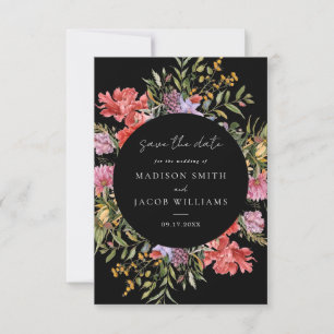 Reserva La Fecha Elegante Boda floral holandés Boho