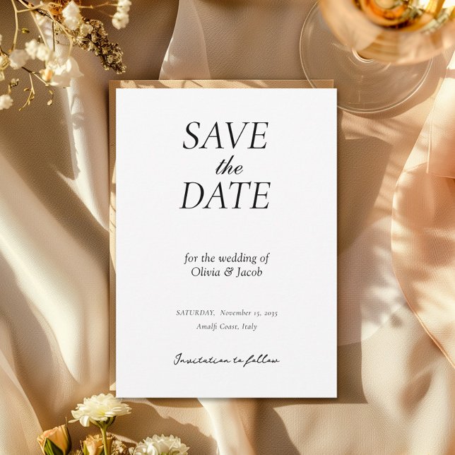 Reserva La Fecha Elegante Boda Moderna Salva La Fecha (Subido por el creador)