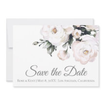 Elegante Boda sencillo de rosas blancas