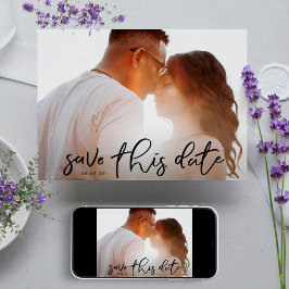 Reserva La Fecha Elegante caligrafía clásica de fotografía onírica 