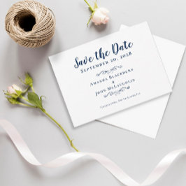 Reserva La Fecha Elegante Caligrafía Romántica con Letra Delicada A