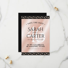 Reserva La Fecha Elegante celebración del 46° Aniversario de la Bod