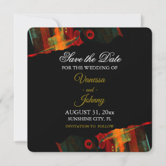 Reserva La Fecha Elegante Clásico Moderno Tendencia Patrón #903 Bod