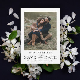 Reserva La Fecha Elegante código QR 2 Foto Boda