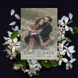 Reserva La Fecha Elegante código QR 2 Foto Boda