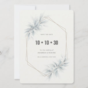 Reserva La Fecha Elegante Foliage Moderno