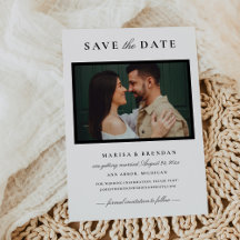 Elegante foto Boda en blanco y negro