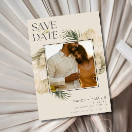 Reserva La Fecha Elegante foto de bodas de playa