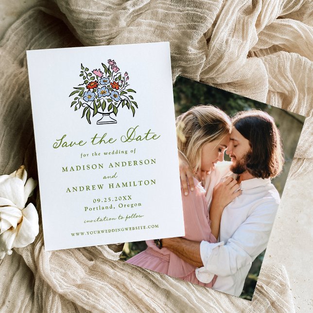 Reserva La Fecha Elegante foto de los Sunset Blooms toscanos (Subido por el creador)