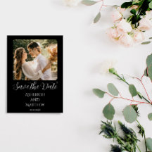 Elegante foto en blanco y negro