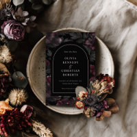 Elegante foto floral romántica morena negra
