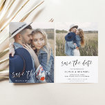 Reserva La Fecha Elegante Guardar la foto del Boda manuscrito de fe<br><div class="desc">Boda Guardar las tarjetas de fecha que tienen una foto en la parte delantera y trasera. Las tarjetas de escritura a mano Caída, Otoño, Verano, Primavera de Invierno Guardar la Fecha contienen una moderna tipografía de escritura cursiva con letras a mano que son elegantes, simples y modernas para usar después...</div>