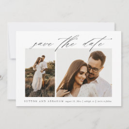 Reserva La Fecha Elegante guión 2 Foto Boda