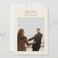 Elegante guión de caligrafía para boda con collage