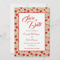 Elegante matrimonio de flores de clavel rojo salva