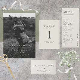 Reserva La Fecha Elegante matrimonio de fotos salva la fecha