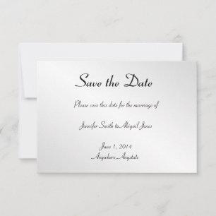 Reserva La Fecha Elegante matrimonio gay floral negro salva la fech