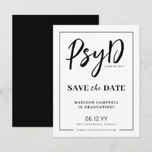 Reserva La Fecha Elegante Médico de Psicología en PsyD