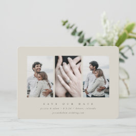 Reserva La Fecha Elegante Minimal 3 Foto