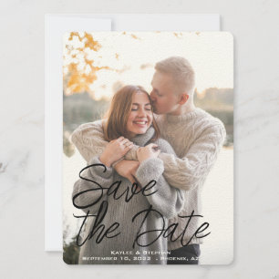 Reserva La Fecha Elegante Personalizado manuscrita