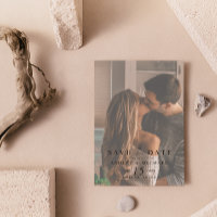 Elegante Vellum Overlay QR Code 2 Photo Boda