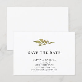 Reserva La Fecha Elegante y simple tipografía Minimalista elegante 