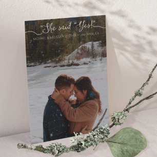 Reserva La Fecha Ella Dijo Sí Script Typography Moderno Minimalista