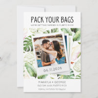 Empaquetar tus bolsas foto Boda de Puerto Rico