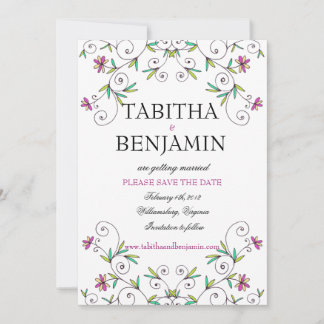 Reserva La Fecha En el Jardín - Guardar la Fecha