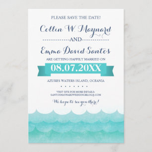 Reserva La Fecha En Sea Nautical Save the Fates