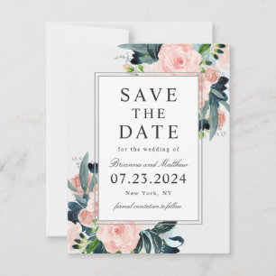 Reserva La Fecha Encantada boda floral salva la fecha