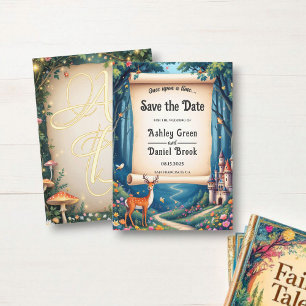 Reserva La Fecha Encantado Bosque Woodland Castle Fairytale Boda