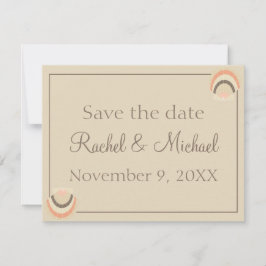 Reserva La Fecha Encanto de la boda en la playa de Seashells