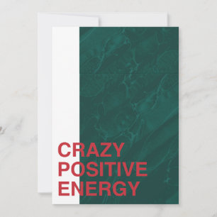 Reserva La Fecha Energía Crazy Positiva - Diseño Audaz De Oferta Mo