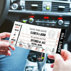 Reserva La Fecha Entrada para Concierto de Música de Boda Minimalis