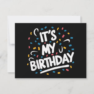 Reserva La Fecha Es mi cumpleaños para los niños Chicas niños hombr