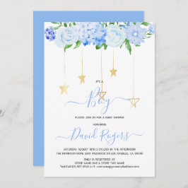 Reserva La Fecha Es un niño fiesta de ducha de bebé floral ahorra l