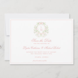 Reserva La Fecha Escudo dulce con arcos rosados