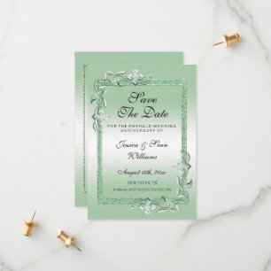 Reserva La Fecha Esmeralda Joya y Brillo 55º Aniversario de Boda