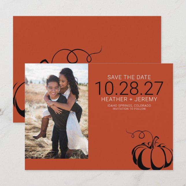 Reserva La Fecha Especie de calabaza (Anverso / Reverso)