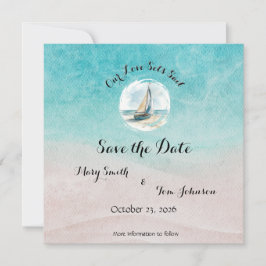 Reserva La Fecha Establecer la boda de vela Guardar la fecha