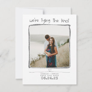 Reserva La Fecha Estamos amarrando el Knot Cute Save the Date Photo