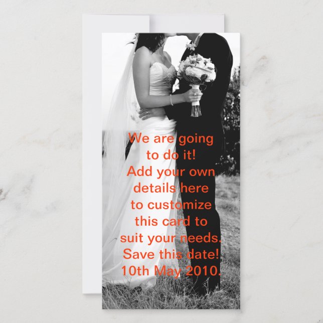 Reserva La Fecha ¡Estamos enamorados! (Anverso)