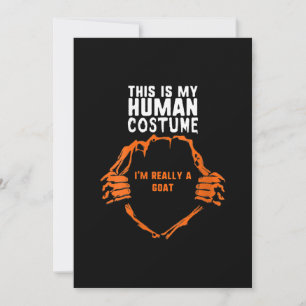 Reserva La Fecha Este Es Mi Regalo De Cabra De Vestido Humano